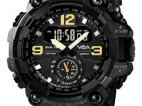 V2A Analogue - Digital Men's Watch (Green Dial Green Colored Strap)