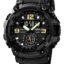 V2A Analogue - Digital Men's Watch (Green Dial Green Colored Strap)