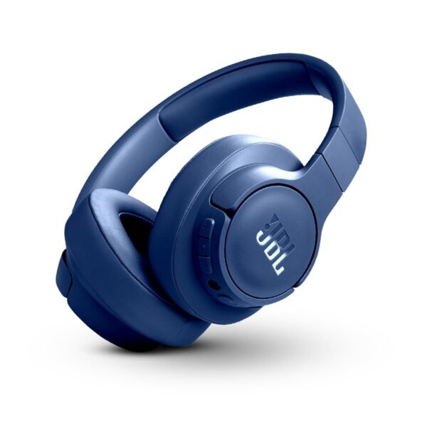JBL Tune 770NC Wireless Over Ear Headphones with Adaptive Noise Cancellation, Upto 70H Battery, Smart Ambient, Speed Charge, Customized EQ, Google Fast Pair, Multipoint Connect, BT 5.3 - Blue | Bluetooth, Adaptive Noise Cancellation, Detachable Sound Cable, Pure Bass Audio