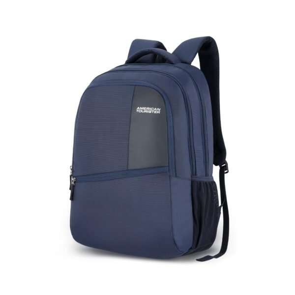 American Tourister Valex | 28L Backpack | 17" Laptop Bag | 2 Compartments | College & Office Backpack for Men and Women | Navy | 1 Year Global Warranty
