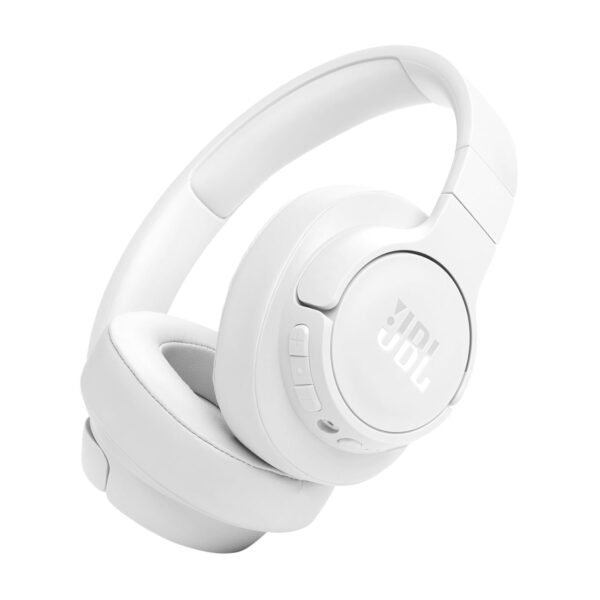 JBL Tune 770NC Wireless Over Ear Headphones with Adaptive Noise Cancellation, Upto 70H Battery, Smart Ambient, Speed Charge, Customized EQ, Google Fast Pair, Multipoint Connect, BT 5.3 - White