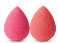 2 Pcs Beauty Blender Sponge Set, Soft Blending Puff for Full Coverage Flawless Makeup, Beauty Blender for Liquid Foundation, Cream, Powder, Wet & Dry Makeup Applicator for Girls, Women - color may vary