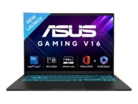 ASUS Gaming V16 (2025), Intel Core 5 210H (i5-14th Gen), RTX 3050-6GB, 16GB RAM, 512GB SSD,FHD+, 16", 40 cm, Windows 11, M365 Basic(1Y) Office24, Matte Black, 1.95 Kg, V3607VJ-RP134WS, Gaming Laptop
