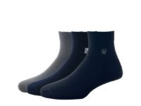 Allen Solly Mens Cotton Quarter Length Socks (Pack Of 3)