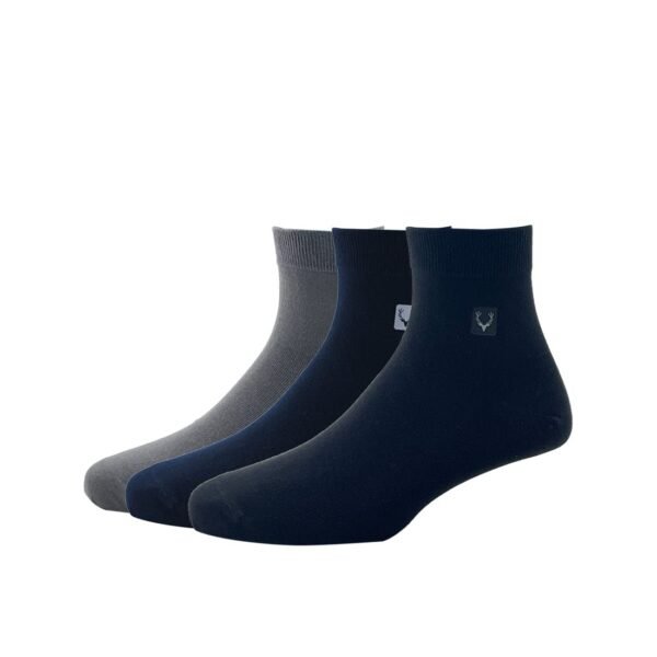 Allen Solly Mens Cotton Quarter Length Socks (Pack Of 3)