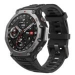 Amazfit T-Rex 3 (Smartchoice) Outdoor Rugged Military 48mm smart Watch Built in GPS, 27 Days Battery Life, Offline Maps, 2000 Nits Brightness, 10 ATM, AI Coach, for iOS & Android (Onyx)