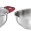 Amazon Brand - Solimo Stainless Steel Heavy Bottom Kadhai with Glass lid |Three Layer Impact Forged Bottom|Durable|Soft Touch Handles and Knob|2700 ml| Silver