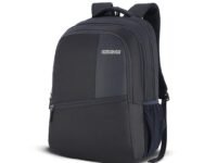 American Tourister Valex | 28L Backpack | 17" Laptop Bag | 2 Compartments | College & Office Backpack for Men and Women | Blue | 1 Year Global Warranty