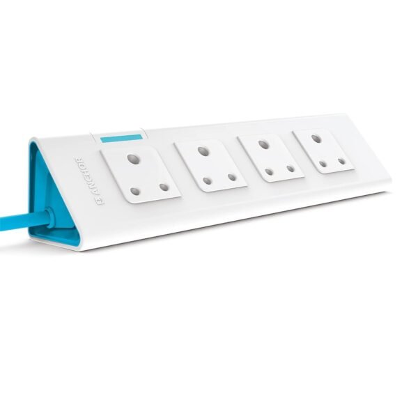 Anchor by Panasonic 4 Way Extension Board Socket with Single Switch | with 1.5 Mtr Extension Cord | Multi Plug for Home Wall, Office (22061)