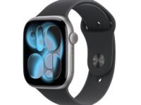 Apple Watch Series 11 GPS 46mm Space Grey Aluminium Case with Black Sport Band - M/L