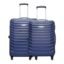 Aristocrat Set of 2 Juke Midnight Blue Polycarbonate Hardsided Luggage Medium & Large (JUKESETD1MIB)
