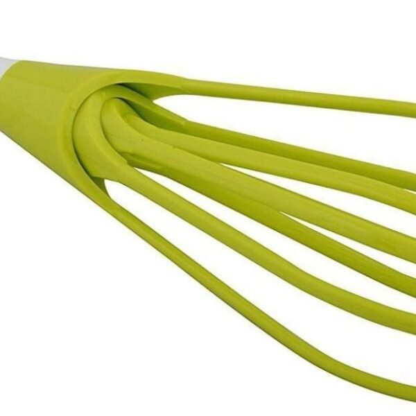 Black Olive Foldable PVC Whisk Beater Hand Blender - Lightweight Mixer Froth Whisker Latte Maker for Mixing, Beating & Blending Eggs, Batter and Sauces - Comfortable Handle, Easy to Clean (Multicolor)