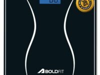 Boldfit Weight Machine for Home Digital Weighing Machine for Human Body with LCD Display Max Weight Capacity 180Kgs (Batteries Not Included) – Bathroom Scale for Home