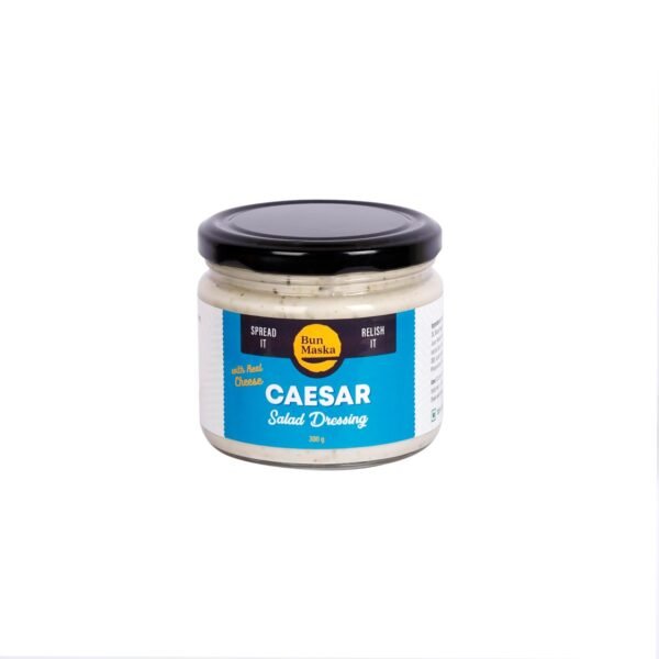 Bun Maska Caesar Salad Dressing | Smooth and Creamy | Made with Fresh Natural Ingredients | Gourmet Caesar's | Ready To Eat (300g)