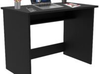Callas Engineered Wood Computer Desk | Laptop Study Table for Office Home Workstation Writing Modern Desk (Black | CA-ST-02)