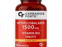 Carbamide Forte Vitamin B12 Tablets | Methylcobalamin 1500mcg - Active Form of Methylcobalamin B12 Vitamin Tablets For Men & Women - 90 Tablets