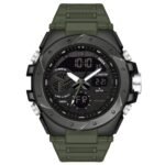 Carlington Analog-Digital Sports Watch Chronograph, Dual Time,Alarm, Stopwatch, Calendar, Water-Resistant, Shock-Resistant, Back Light Display. The Perfect Watch for Men-CT9140 Series