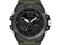 Carlington Analog-Digital Sports Watch Chronograph, Dual Time,Alarm, Stopwatch, Calendar, Water-Resistant, Shock-Resistant, Back Light Display. The Perfect Watch for Men-CT9140 Series