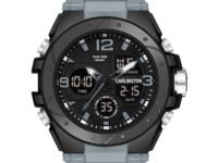 Carlington Endurance Analog-Digital Sports Watches for Gents and Boys with Alarm|Stopwatch|LED Display|Dualtime|Silicone Strap| Water & Shock Resiatant - CT 9105