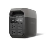EF ECOFLOW DELTA 3, 1800VA AC (3600VA Surge) Portable Power Station Inverter UPS, 1024Wh LiFePO4 Battery, 56-Min Full Charge, 5-Year Warranty for Home, Office, Shop, Desktop PC, Electronics & Camping
