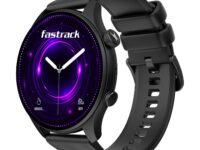 Fastrack Vivid Pro Smart Watch|1.43" AMOLED Display with 466 x 466 Pixel Resolution | Functional Crown| SingleSync BT Calling|100+ Sports Modes & Watchfaces|AI Voice Assistant|in-Built Games