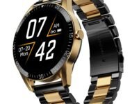 Fire-Boltt Talk Round Bluetooth Calling Smart Watch, 1.39”TFT Display, AI Outfit Watch Face, 2 Looks in 1 Watch, Extra Straps at ₹99, 120+ Sports Modes, Smartwatch for Men & Women (Black)