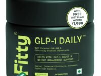 Fitty GLP-1 Daily | Supports Weight Loss | Reduces Hunger & Supports Fat Loss | 100% Natural & Plant-Based | Metabolism Boost & Balanced Blood Sugar Levels | For Men & Women | 30 Capsules