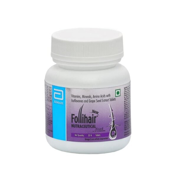 Follihair New Nutraceutical Pack of 30N Tablets Bottle