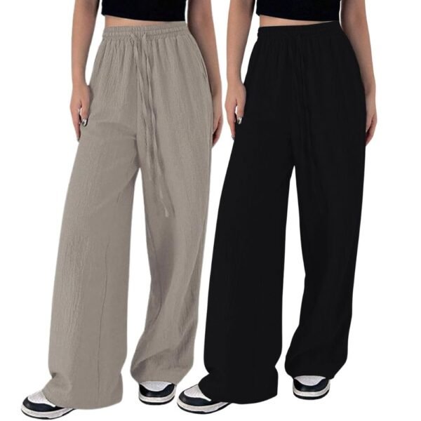 GRECIILOOKS Women Trousers for Women,Women Trousers,Women's High-Waisted Pant,Women Trousers Pants,Korean Trousers for Women, Regular Fit