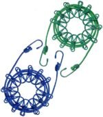 Gadget Deals 2pc Rope for Cloth Drying -Elastic- with Hooks | Balcony Clips