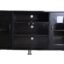 Generic Hudson Mark Wooden LED TV Cabinet Stand /Media Unit Modern Entertainment Center/Glass Door Multi Storage Console Table