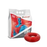 Goldmedal 1.0 Sq mm Flame Retardant Electric Wire | 45 Meter PVC Insulated Single Core Copper Wire | Flexible Electrical Cable for Home, Domestic & Industrial Use | (Red)