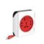 Goldmedal Dazzle 2 Pin Master Switch with Indicator |Heavy-Duty 5-Meter Cable Extension Cord|Universal Sockets & 2-Pin Sockets|Ultra-Smooth Rotation Extension Board for Home & Office(White)-Pack of 1