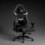 Green Soul Monster Ultimate Series S| Multi-Functional Ergonomic Gaming & Office Chair|Premium Spandex & PU Leather Fabric | Adjustable Neck, Lumbar Pillow | 4D Adjustable Armrests (Black White)