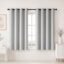 HOMEMONDE Premium Blackout Window Curtain 5 Feet 1 Piece - Light Blocking Curtains for Living Room, True Room Darkening & Fade Resistant Panels 60 Inch Long, (Greyish White, 152 x 118 CMs)
