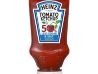 Heinz Tomato Ketchup 50% Less Sugar and Salt (435 g (400ml))