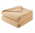 Home Stylish Home Soft Warm Fleece Blanket Throw Microfiber Plush Blanket for Bed, (90x90 Inches Gold)