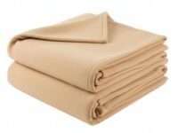 Home Stylish Home Soft Warm Fleece Blanket Throw Microfiber Plush Blanket for Bed, (90x90 Inches Gold)