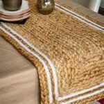 Jute Table Runner For 4 To 6 Seater Dining Table, Center Table, Coffee Table, Tv Unit, Console Table - Size 13 X 72 Inches - Set Of 1, Large