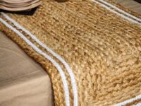 Jute Table Runner For 4 To 6 Seater Dining Table, Center Table, Coffee Table, Tv Unit, Console Table - Size 13 X 72 Inches - Set Of 1, Large