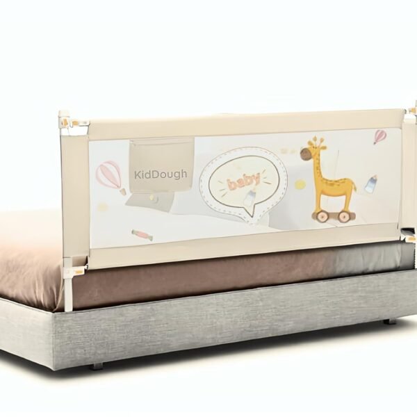 KidDough Bed Rail Guard for Kids Safety Bed Rail for Baby Safety (5ft, 1 Side, Off-White)