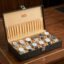 LEDO Men's and Women's Watch Box Organizer, Royal Black, 12 Slots | Holder Case