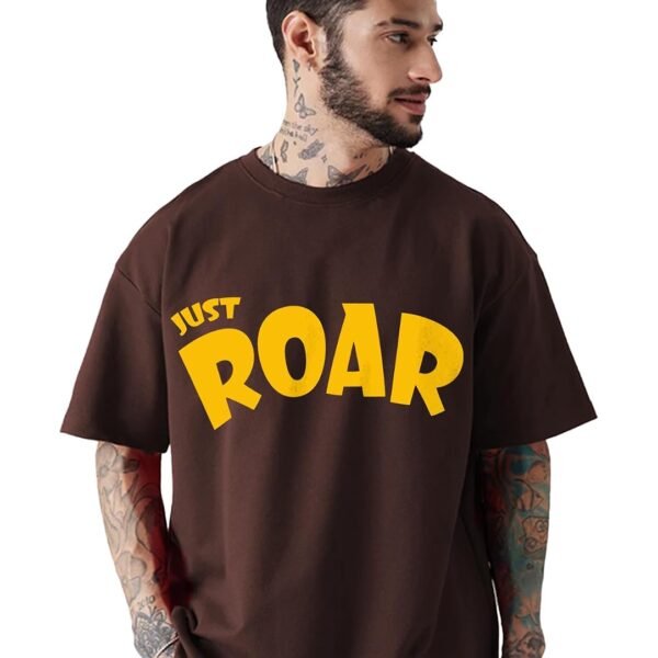 LEOTUDE Men Oversized Half Sleeve Round Neck Tshirt for Men's (Color :