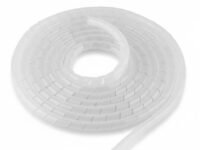 LEYDEN® 9MM, 25 Meters Flexible Spiral Cable Wrap Sleeves Cable Wire Organizer Cable Sleeves for Industrial Panel Wiring