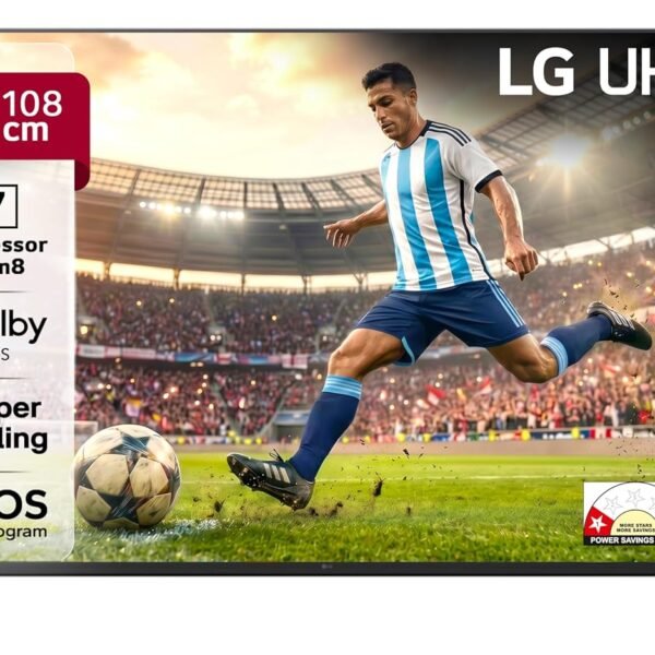 LG 108 cm (43 inches) U8 AI Series 4K Ultra HD (3840 x 2160) Smart webOS LED TV 43UA82006LA 2025