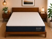 LOOM & NEEDLES Orthopedic Mattress | Dual Comfort with Hard & Soft Foam Flip Mattress | 4 Inches 2 Layered Medium Soft & Firm Support | Single Size Gadda | 75x36 Inch