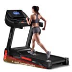 Lifelong FitPro Motorized Treadmill for Home (4HP Peak) | 4-Level Manual Incline | Rubberies Shock Absorption | Foldable Hydraulic | 12 Preset Workouts | 14km/hr | 100Kg | Bluetooth (LLTM033)
