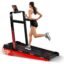 Lifelong Walking Pad Treadmill | 4 HP Motor | Foldable Handle | LED Display & Remote Control | 2-Level Manual Incline | Anti-Slip Belt | Compact Under Desk Running Machine for Home & Office (Black)