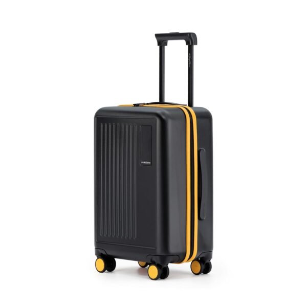 MOKOBARA Transit Cabin Trolley Bag 54cm 40L Black & Yellow