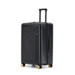 MOKOBARA Transit Check-in Large Trolley Bag 74cm 100L Black | Lightweight Polycarbonate Hardshell 360° 8 Silent Ninja Wheels Combination TSA Lock Premium Zipper 15+ Days Travel Suitcase